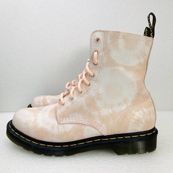 Dr. Martens 1460 Pascal Tie-Dye Suede Boots - Women's 10 - Picture 4 of 11